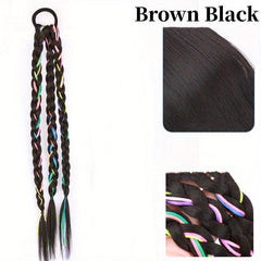 Colorful Ribbon Wig Braid Hair Tie Hippie Style Hair Accessories