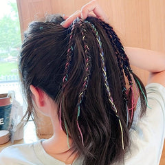 Colorful Ribbon Wig Braid Hair Tie Hippie Style Hair Accessories