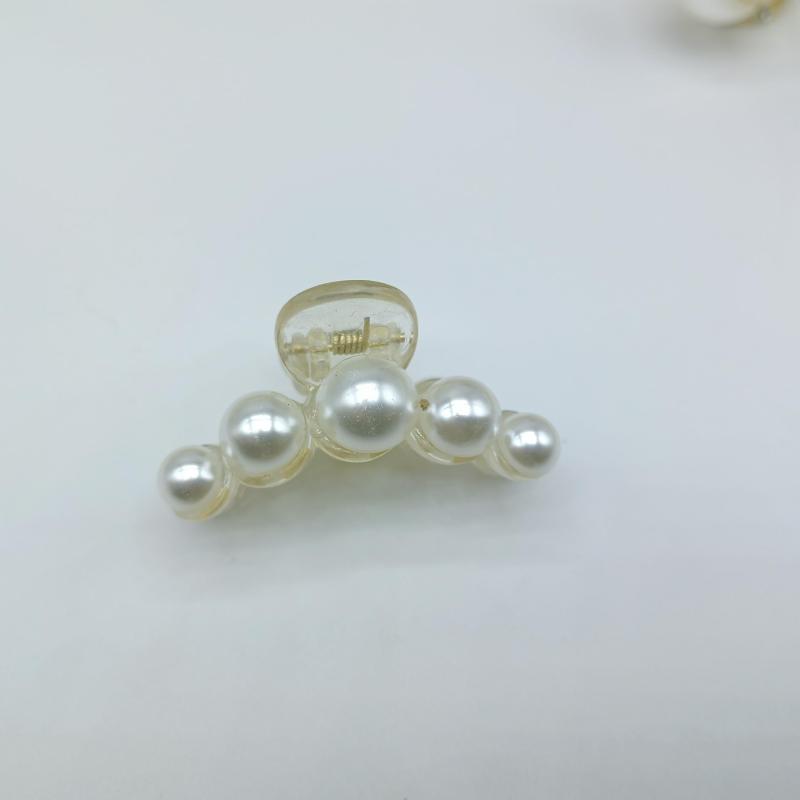 Faux Pearl Hair Claw Back Ponytail Clip Side Clip Hair Accessories