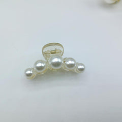 Faux Pearl Hair Claw Back Ponytail Clip Side Clip Hair Accessories