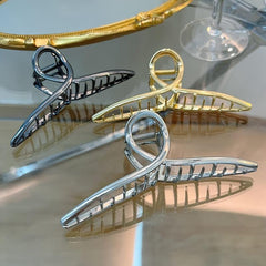 3pcs Large Metal Hair Claw Back Head Hair Clip Vintage