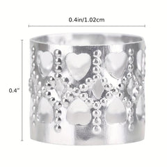 100pcs Dreadlocks Beads Hair Braid Rings Clips Colorful Dreadlocks Hair Ring
