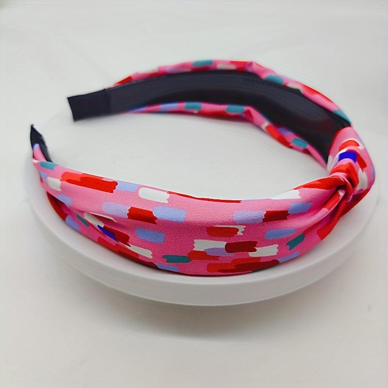4pcs Cross Knotted Hair Hoop Hair Band Hair Accessories For Women Girls