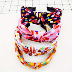 4pcs Cross Knotted Hair Hoop Hair Band Hair Accessories For Women Girls