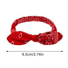 Vintage Solid Print Headbands Soft Elastic Hairbands Bandanas Hair Ac