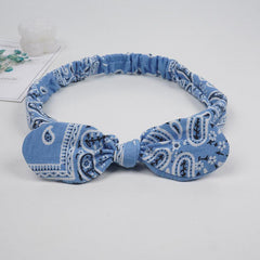 Vintage Solid Print Headbands Soft Elastic Hairbands Bandanas Hair Ac