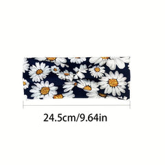 Boho Style Elastic Headband Vintage Sports Sweatband Hair Accessory