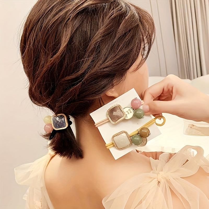3pcs Beaded Headrope Y2K Hair Accessories