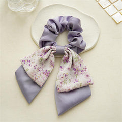 Boho Floral Scarf Scrunchies Hair Ribbons Hair Ties