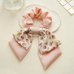 Boho Floral Scarf Scrunchies Hair Ribbons Hair Ties