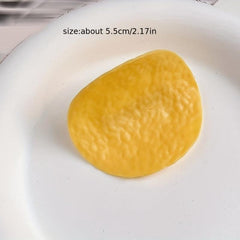 Creative Food Hair Clip Simulation Chips Shaped Duck Billed Clip
