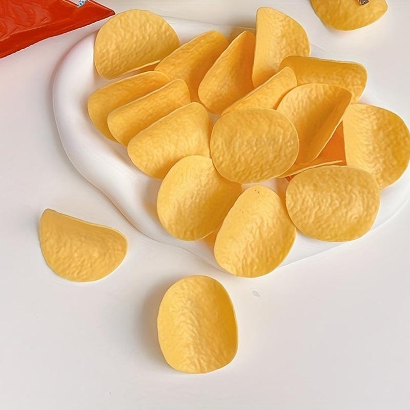 Creative Food Hair Clip Simulation Chips Shaped Duck Billed Clip
