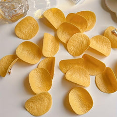 Creative Food Hair Clip Simulation Chips Shaped Duck Billed Clip