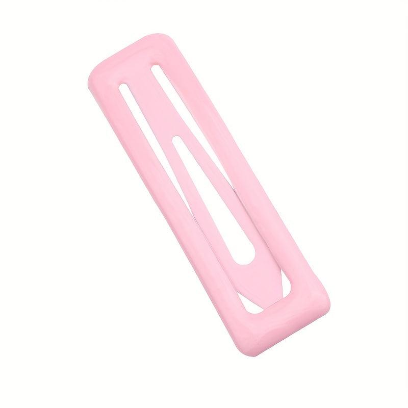 10pcs Minimalist Solid Hair Clip Non Slip Hair Accessory