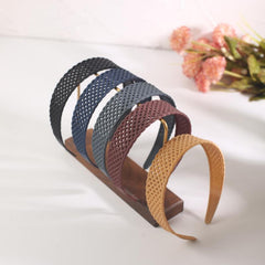 5pcs Frosted Matte Sweet Head Hoop Non slip Wide Brim Headdress