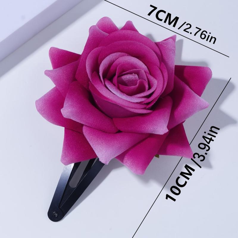 Rose Hair Clip Bohemian Hair Pins Beach Party Wedding Barrette