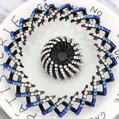 Rhinestone Bird Nest Clip Hair Bun Marker Hair Accessories For Women Girls