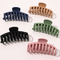 5pcs Large Claw Hair Clips No Slip Strong Hold Big Hair Claw Banana Hair Clips