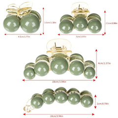 Acetate Green Hair Claw Clip Hair Accessories