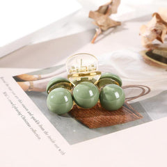 Acetate Green Hair Claw Clip Hair Accessories