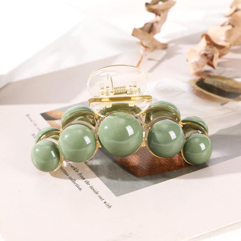 Acetate Green Hair Claw Clip Hair Accessories