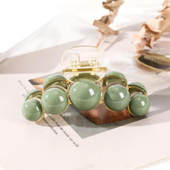 Acetate Green Hair Claw Clip Hair Accessories
