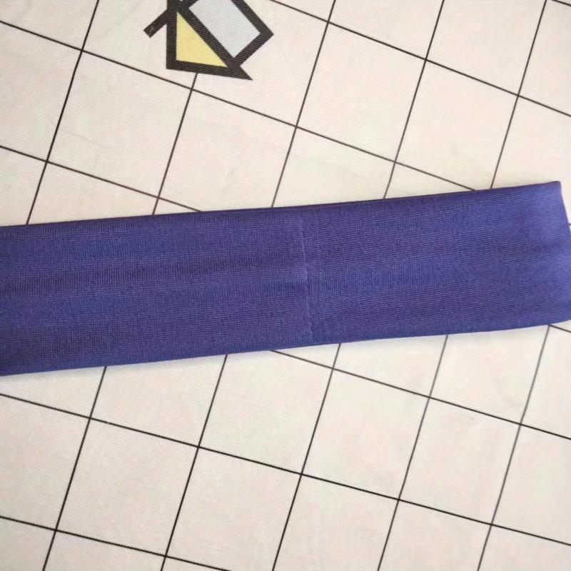 Solid Color Elastic Sporty Hair Band Sweatband