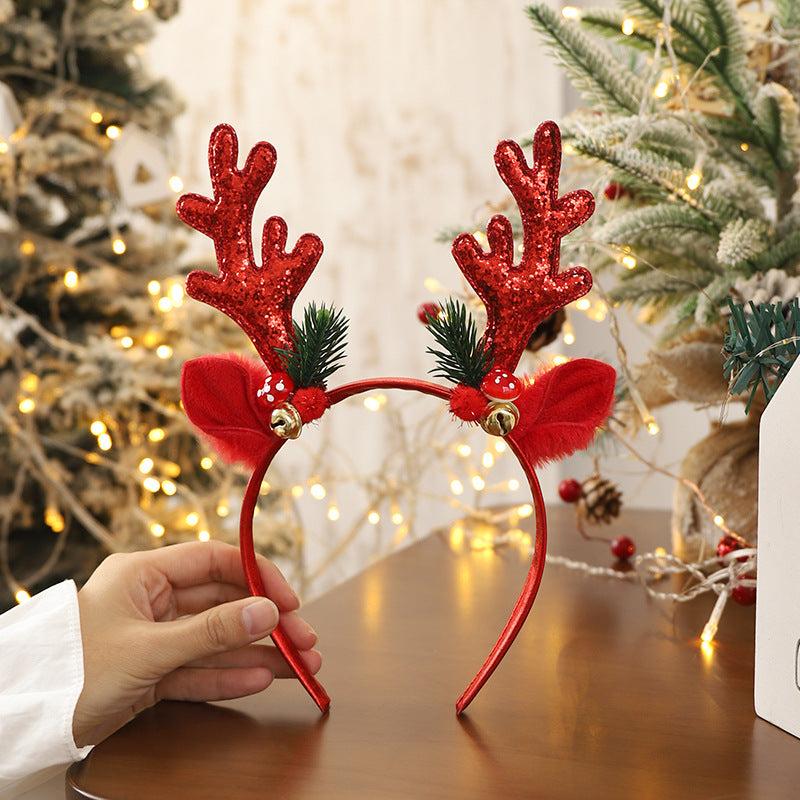 Christmas Antlers Headband Xmas Hair Accessories Gift