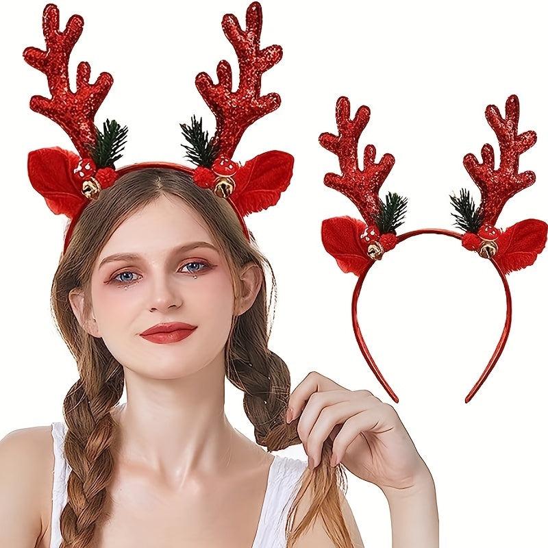 Christmas Antlers Headband Xmas Hair Accessories Gift
