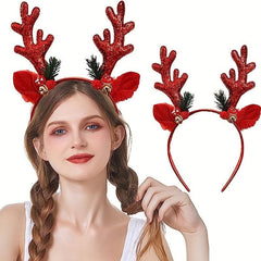 Christmas Antlers Headband Xmas Hair Accessories Gift