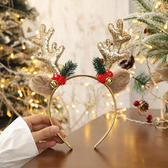 Christmas Antlers Headband Xmas Hair Accessories Gift