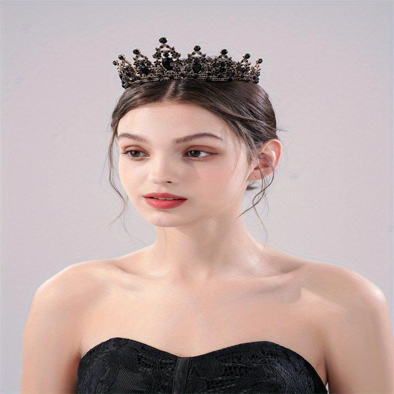 Crystal Rhinestone Wedding Headband Princess Crown Party Hair Accessories