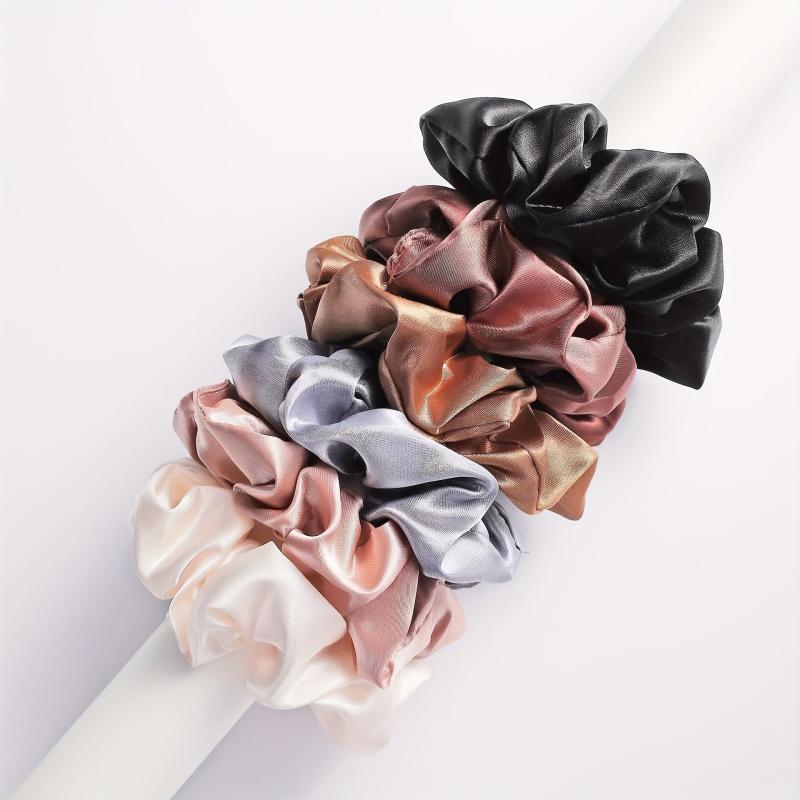 Smooth Hair Rope High Elasticity Scrunchie Vintage Hair Tie