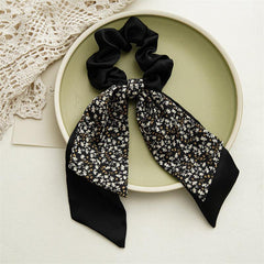 Retro Boho Floral Scarf Hair Scrunchies