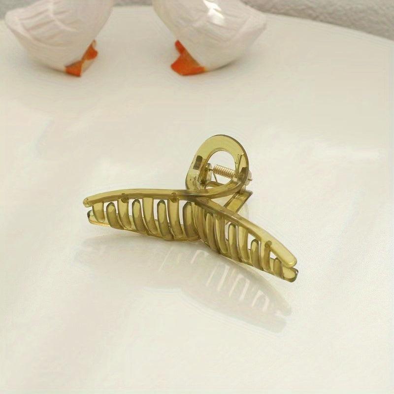Oversize Hair Claw Clip Resin Non Slip Strong Hold Grip Thick Hair Accessories