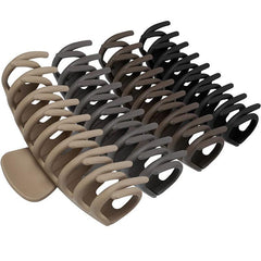 4pcs Oversize Hair Claw Clip Non Slip Grip Hair Jaw Clip