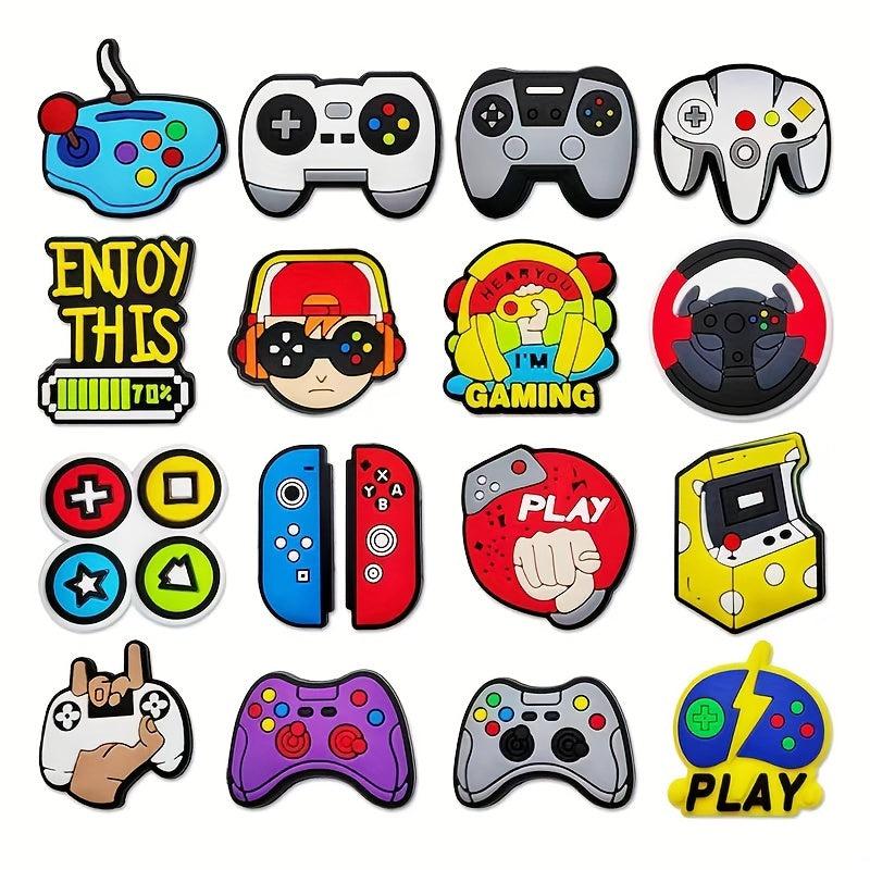 17pcs Game Series Shoe Charms For Clogs - Shoe Decoration Charms For Kids