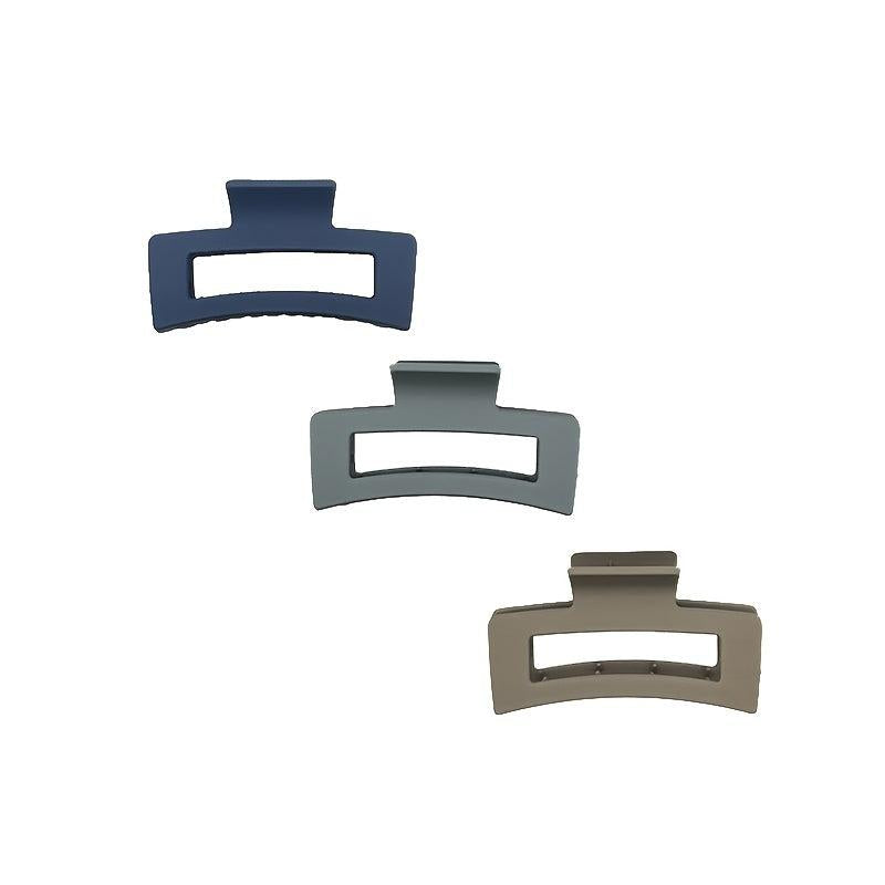 3pcs Matt Pastel Strong Claw Clip Set - Gift For Her - Minimalist