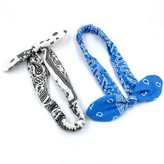 Bohemian Soft Solid Print Headbands Vintage Cross Knot Elastic Hairbands