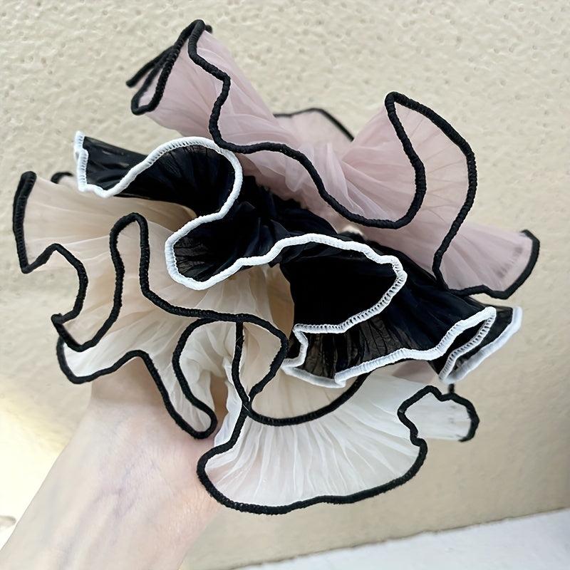 3pcs Large Scrunchie High Elastic Hair Rope Hair Rings Fabric