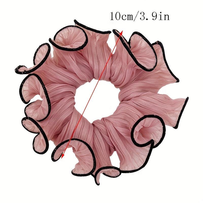 3pcs Large Scrunchie High Elastic Hair Rope Hair Rings Fabric