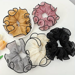 3pcs Large Scrunchie High Elastic Hair Rope Hair Rings Fabric