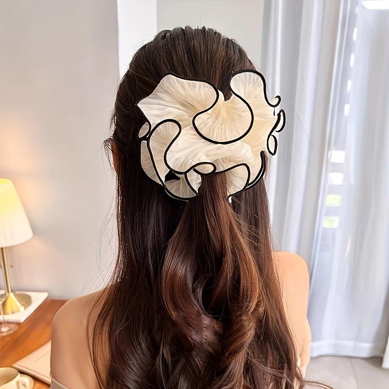 3pcs Large Scrunchie High Elastic Hair Rope Hair Rings Fabric
