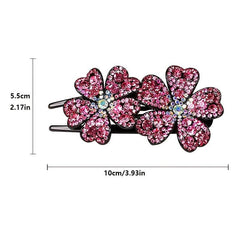 Retro Rhinestone Hair Claw Clip Non Slip Strong Hold Grip