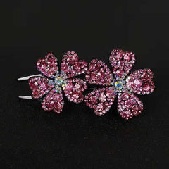 Retro Rhinestone Hair Claw Clip Non Slip Strong Hold Grip