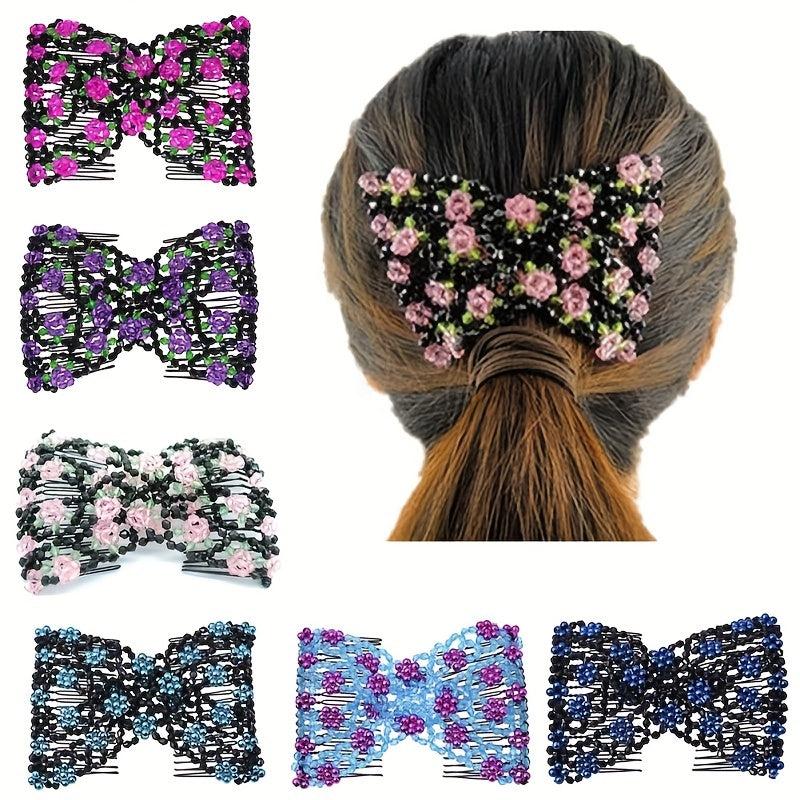 Double Side Hair Comb Hairdressing Ladies Beaded Headdress