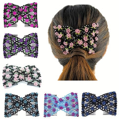 Double Side Hair Comb Hairdressing Ladies Beaded Headdress