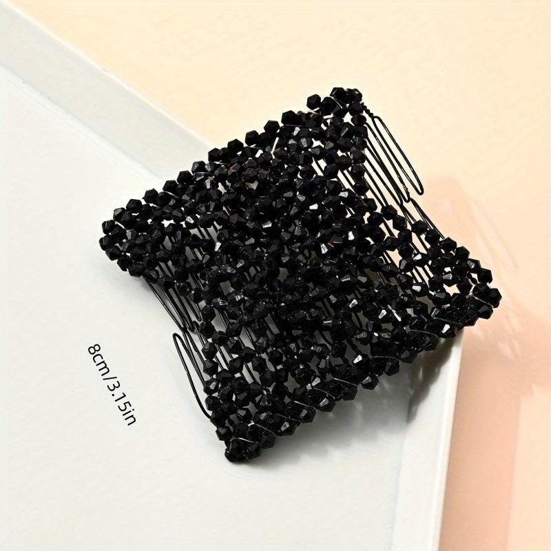 Double Side Hair Comb Hairdressing Ladies Beaded Headdress