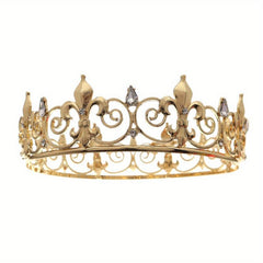 Crystal Crown Head Jewelry Queen Tiara Alloy Hair Band Prom Accessories