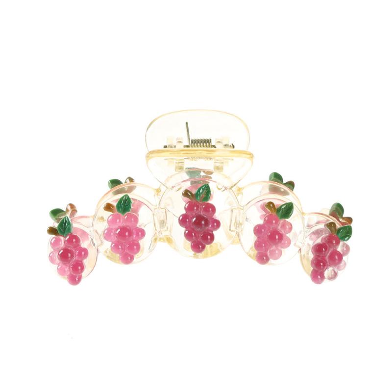 Fruit Pattern Large Hair Claw Acrylic Hair Accessories